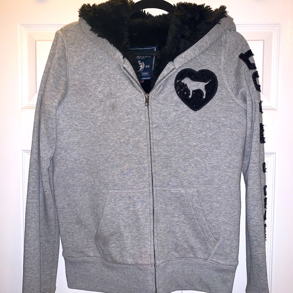 VS PINK Furry Jacket